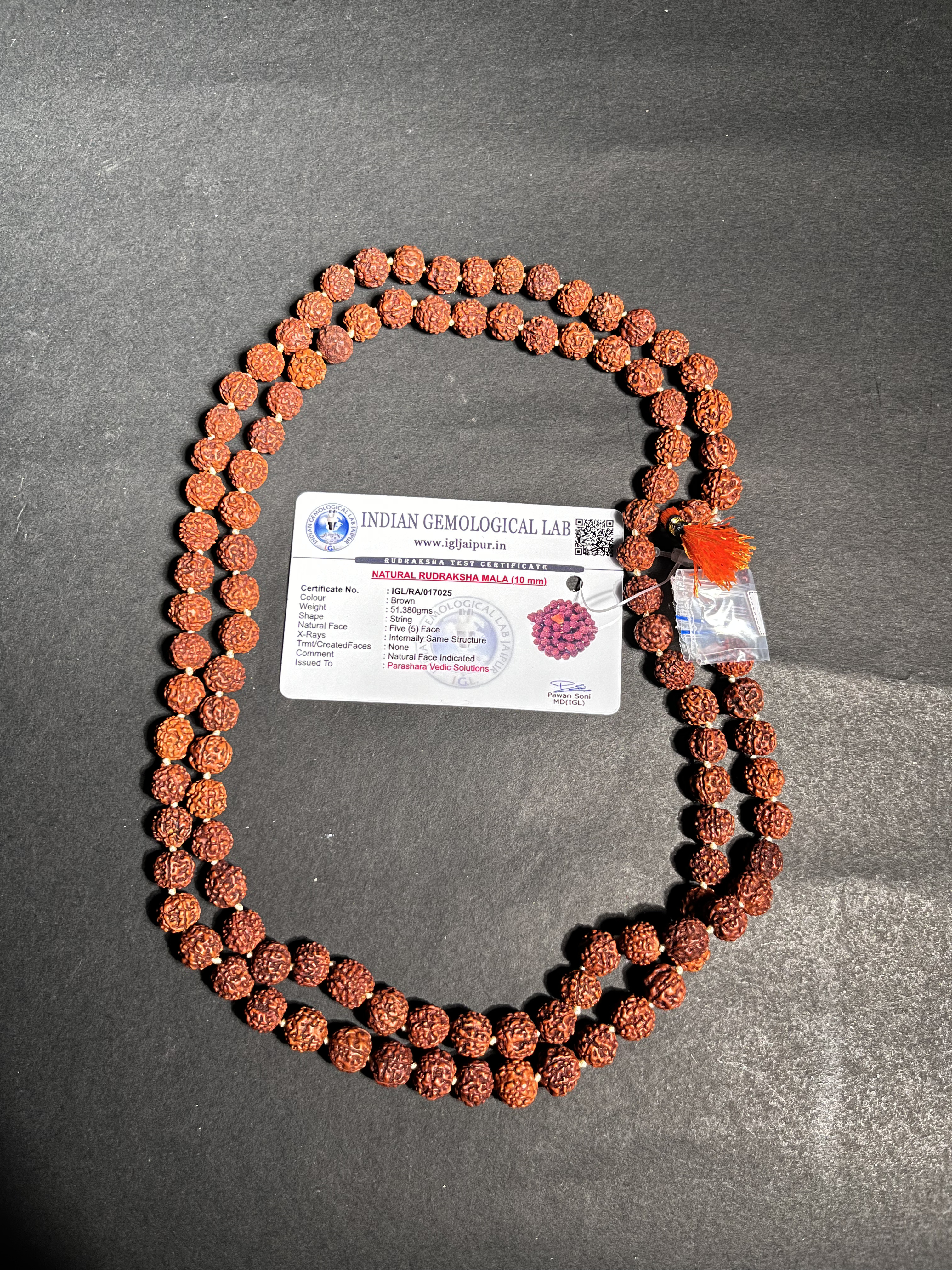 Natural Rudraksha Mala