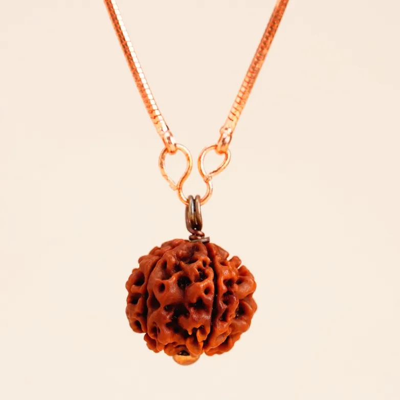 Adiyogi Rudraksha with copper chain (Long Chain)