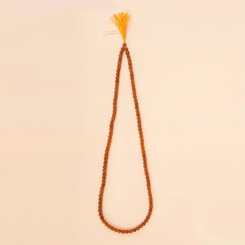 Authentic Panchamukhi (five-faced) Rudraksha Mala